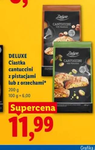 Ciastka cantuccini z orzechami laskowymi Deluxe +1 wariant
