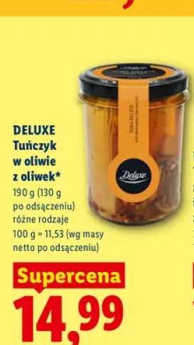Tuńczyk w oliwie z oliwek Deluxe