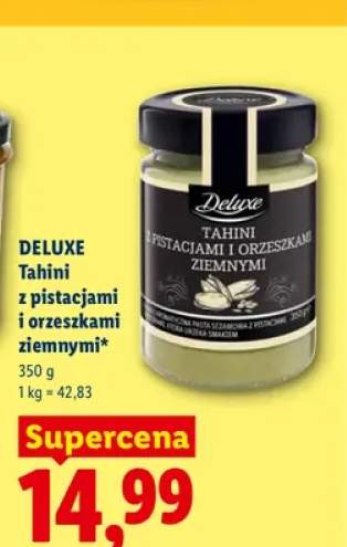 Tahini z pistacjami i orzeszkami ziemnymi Deluxe