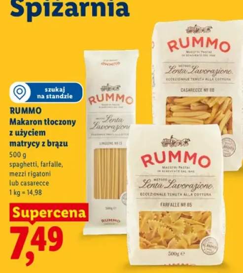 Makaron spaghetti Rummo +3 warianty