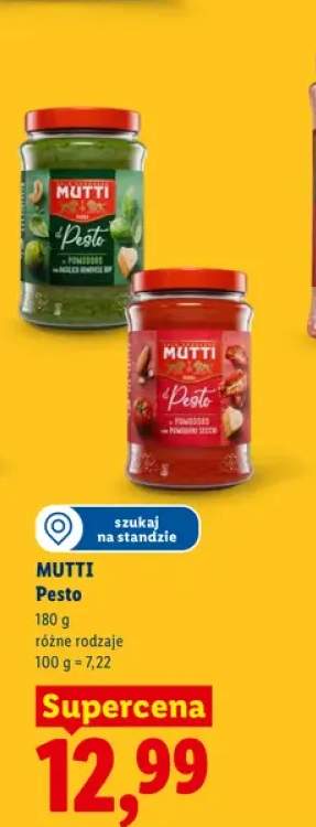 Pesto Pomodoro Basilico Genovese DOP Mutti +1 wariant