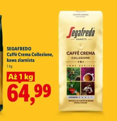 Kawa ziarnista Segafredo Caffè Crema Collezione