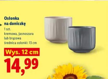 Osłonka na doniczkę wys. 12 cm