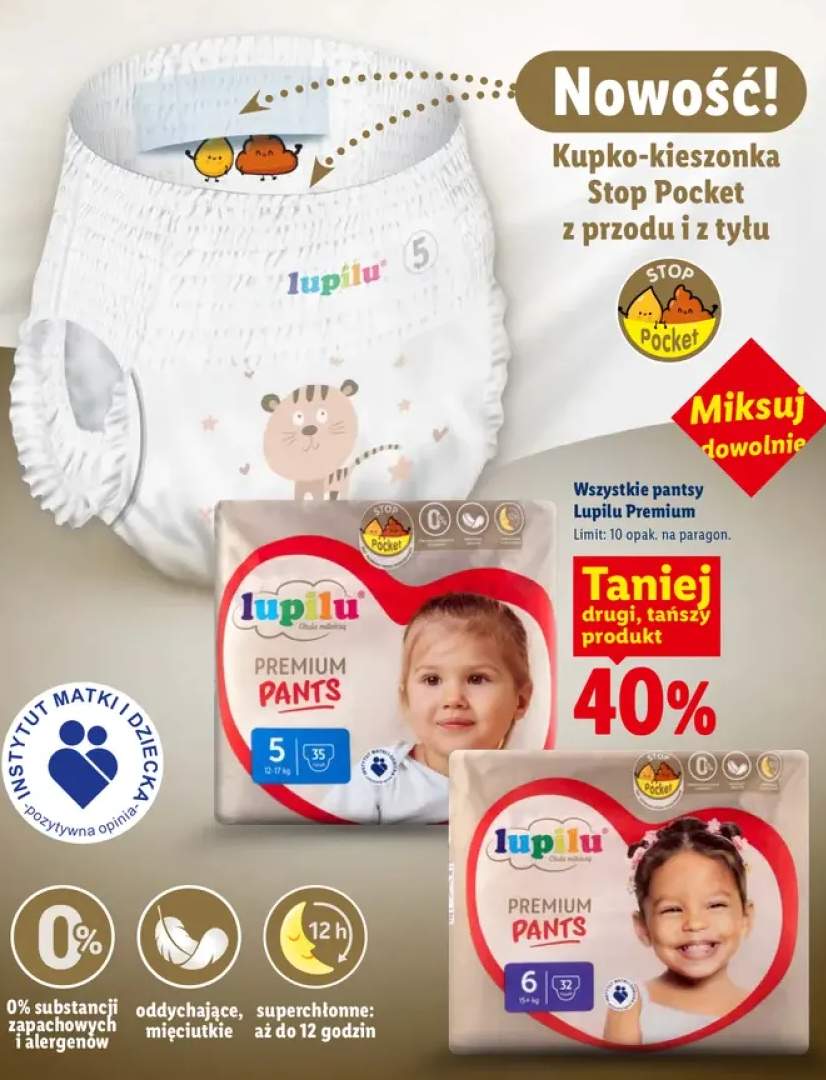 Pantsy Lupilu Premium +2 warianty