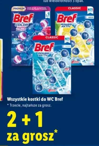Kostki do WC Bref +3 warianty