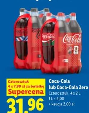 Napój gazowany Coca-Cola 4-pak +1 wariant