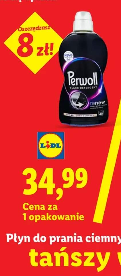 Płyn do prania ciemnych tkanin Perwoll Renew Black