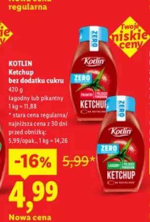 Ketchup bez dodatku cukru pikantny Kotlin +1 wariant