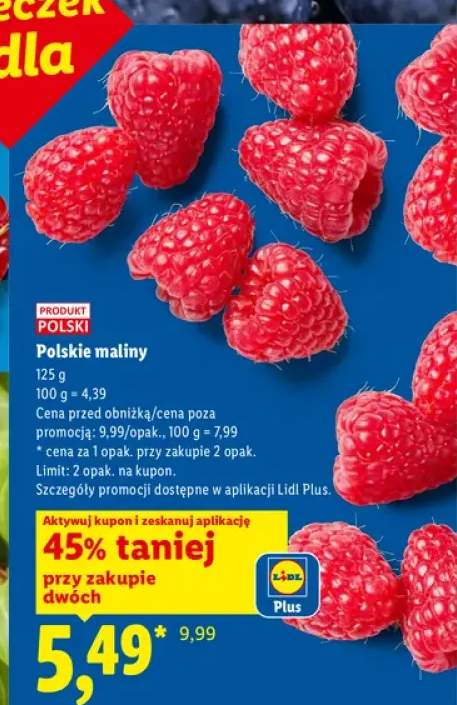 Maliny polskie Ryneczek Lidla