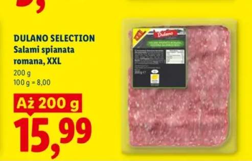 Salami spianata romana Dulano Selection XXL