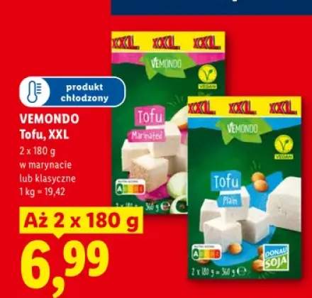 Tofu w marynacie Vemondo 2-pak XXL +1 wariant