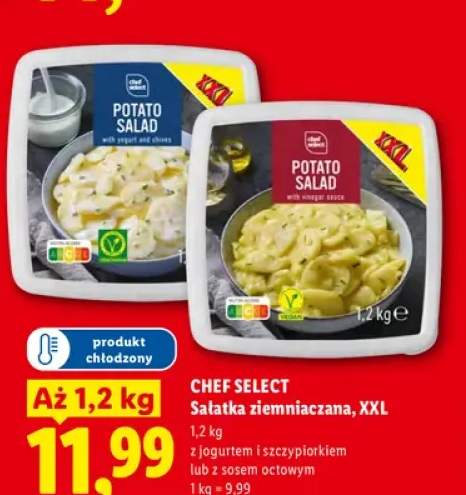 Sałatka ziemniaczana z jogurtem i szczypiorkiem Chef Select XXL +1 wariant