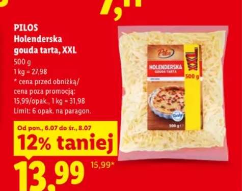 Ser gouda tarta Holenderska Pilos XXL