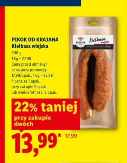 Kiełbasa wiejska Pikok od Krajana