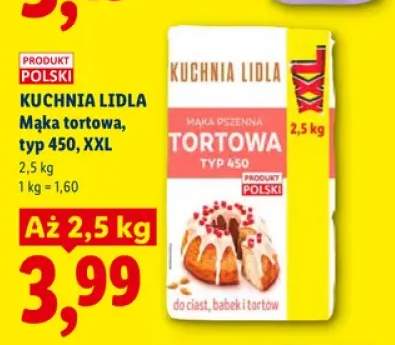 Mąka tortowa Kuchnia Lidla typ 450 XXL