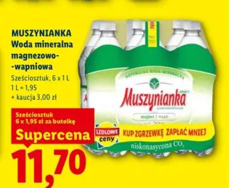 Woda mineralna Muszynianka 6-pak