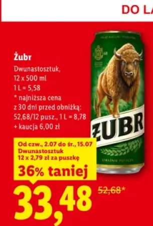 Piwo Żubr 12-pak