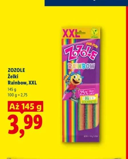 Żelki Zozole Rainbow XXL
