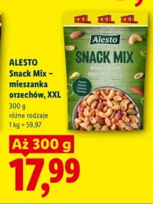 Snack Mix mieszanka orzechów Alesto XXL