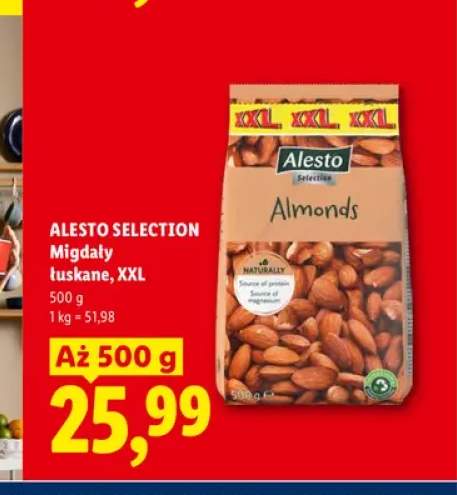 Migdały łuskane Alesto Selection XXL