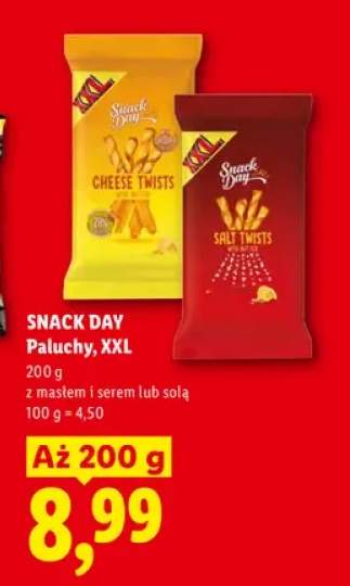 Paluchy z masłem i serem XXL Snack Day +1 wariant