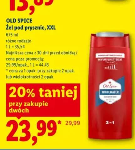 Żel pod prysznic Old Spice Whitewater