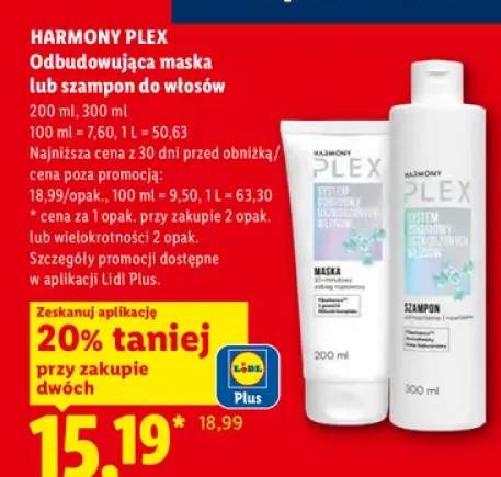 Maska do włosów Harmony Plex +1 wariant