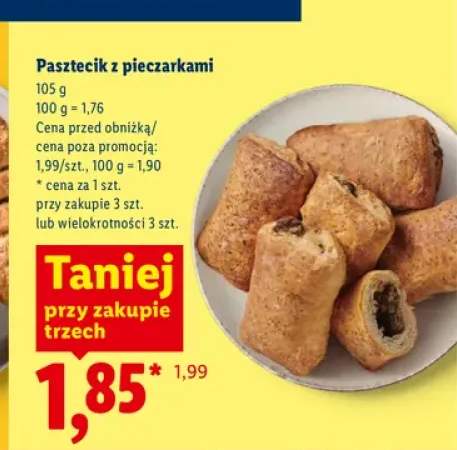 Pasztecik z pieczarkami