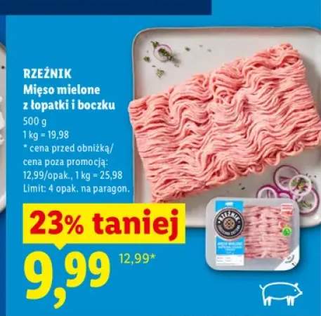 Mięso mielone z łopatki i boczku Rzeźnik