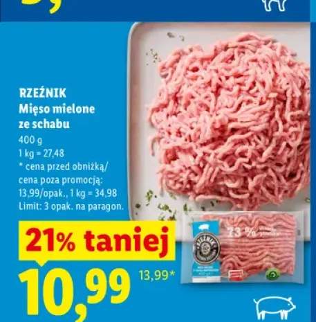 Mięso mielone ze schabu Rzeźnik
