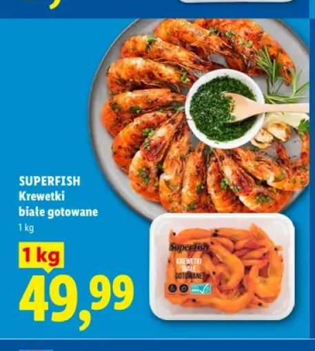 Krewetki białe gotowane SuperFish
