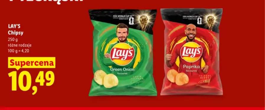 Chipsy Lay's Green Onion +1 wariant