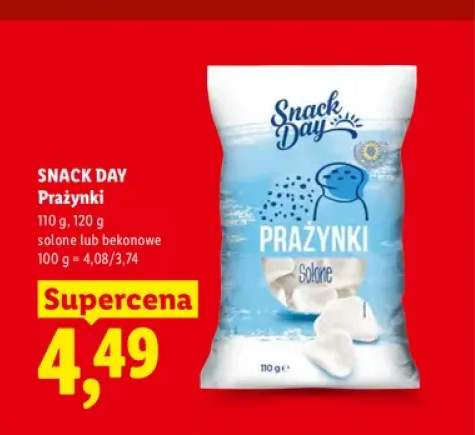 Prażynki Snack Day solone +1 wariant