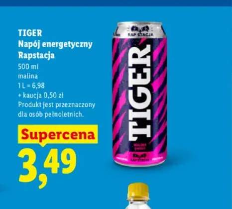 Napój energetyczny Tiger Rapstacja malina