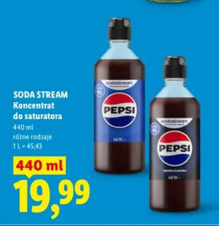 Koncentrat do saturatora Soda Stream Pepsi +1 wariant