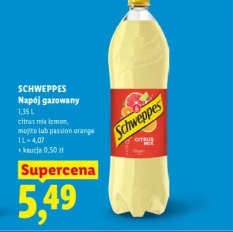 Napój gazowany Schweppes Citrus Mix Lemon +2 warianty