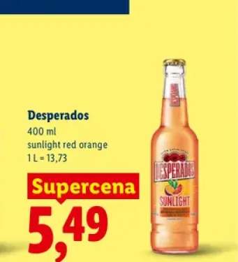 Piwo Desperados Sunlight Red Orange