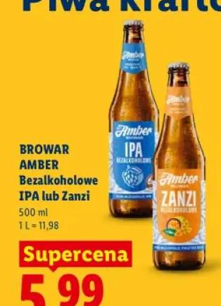 Piwo bezalkoholowe Browar Amber IPA +1 wariant