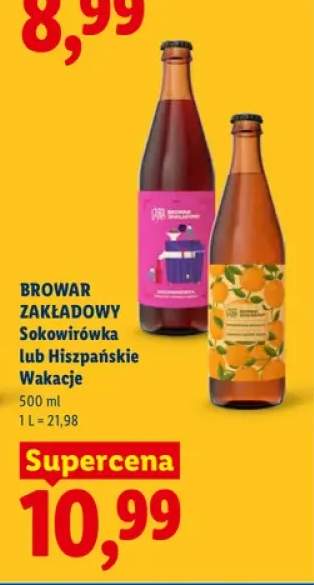 Piwo Browar Zakładowy Sokowirówka +1 wariant