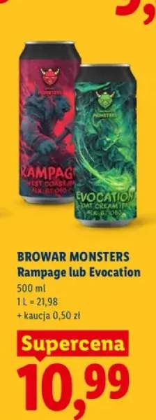 Piwo Browar Monsters Rampage +1 wariant