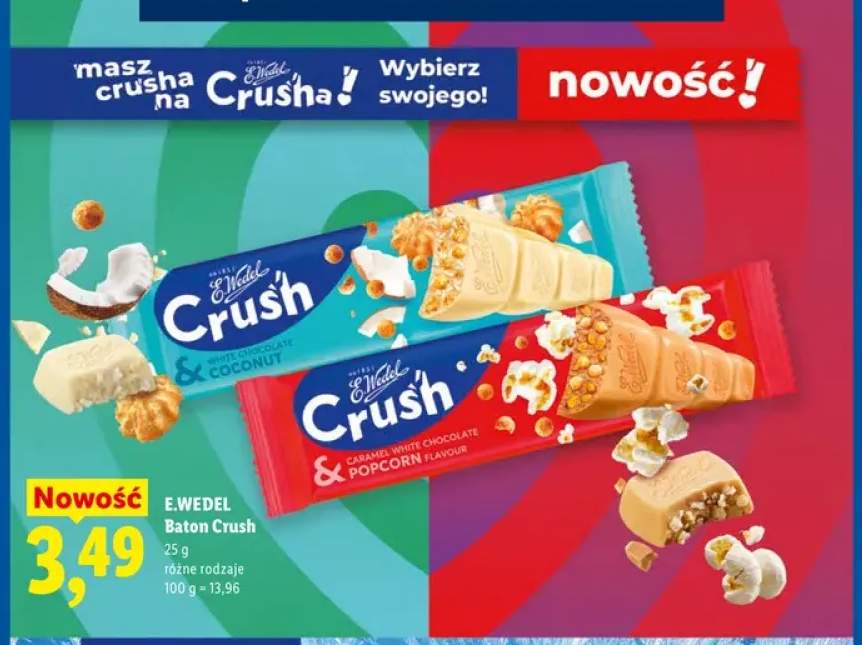 Baton E.Wedel Crush White Chocolate & Coconut +1 wariant