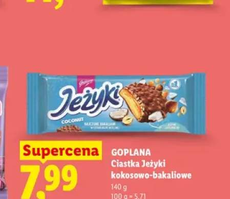 Ciastka Jeżyki kokosowo-bakaliowe Goplana