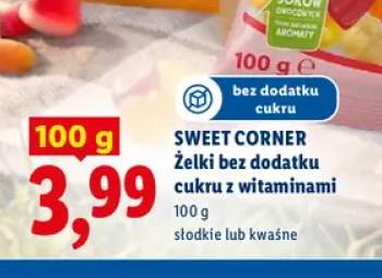 Żelki bez dodatku cukru z witaminami Sweet Corner słodkie +1 wariant