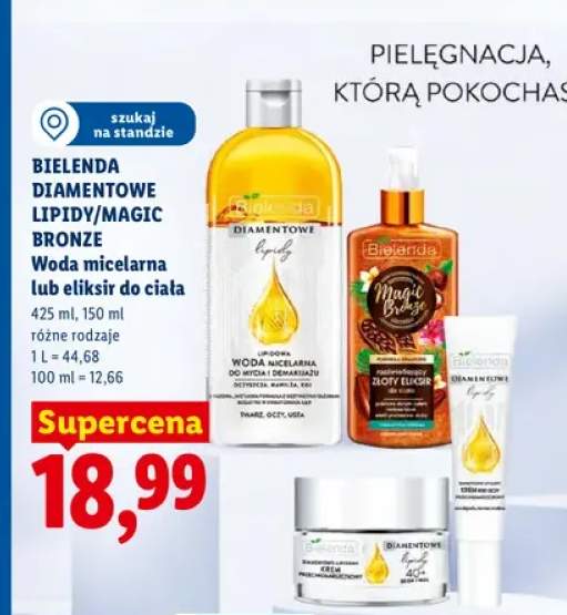 Woda micelarna Bielenda Diamentowe Lipidy +1 wariant