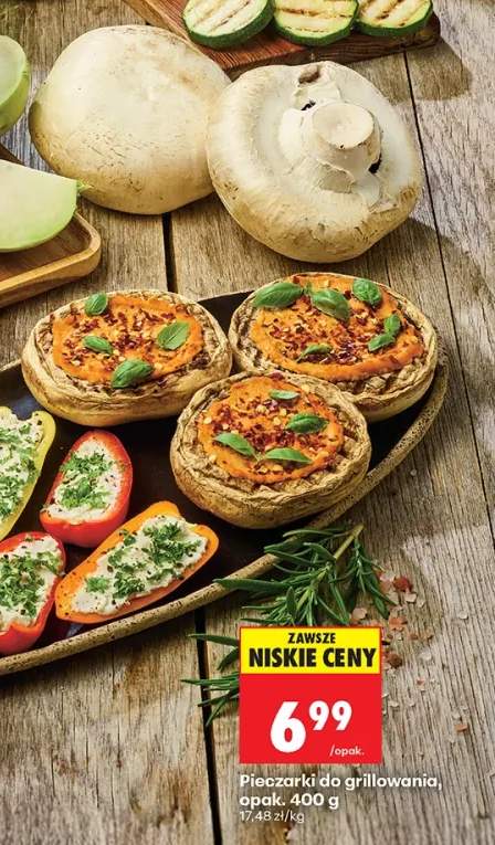 pieczarki na grilla