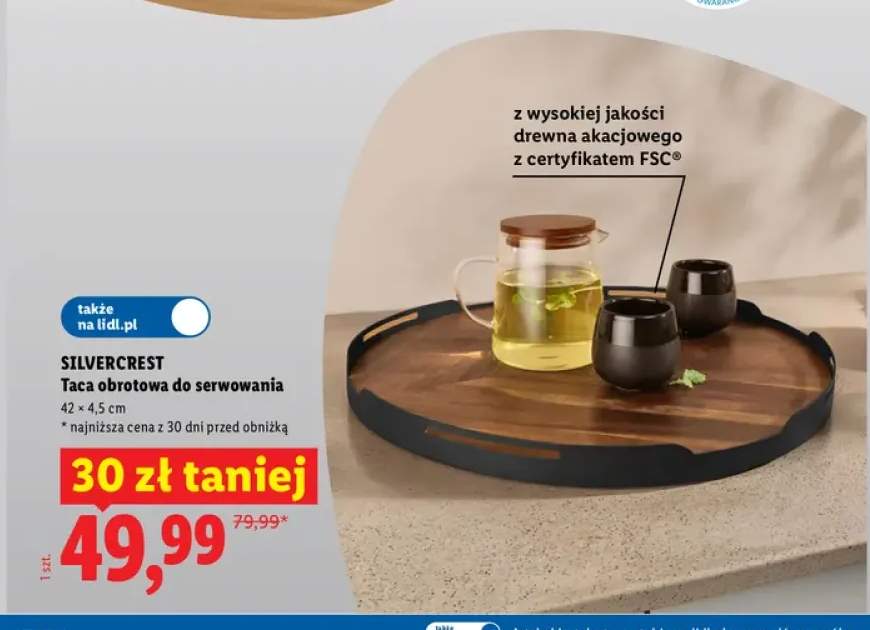 Taca obrotowa do serwowania SilverCrest