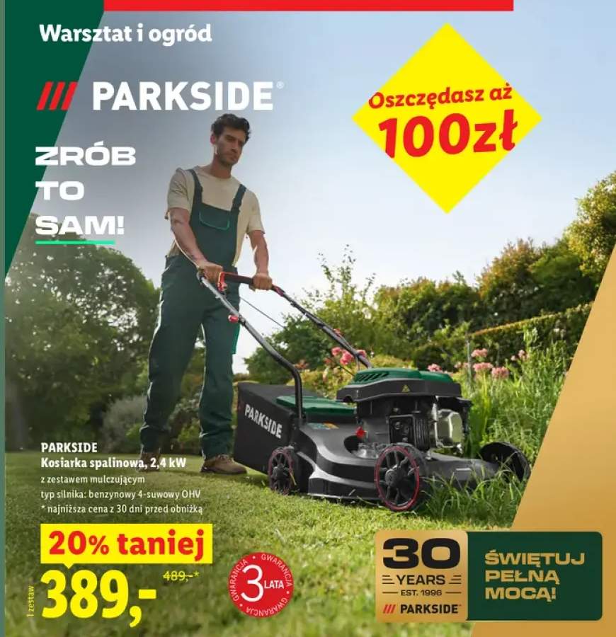 Kosiarka spalinowa Parkside 2,4kW