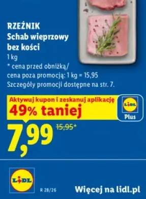 Schab wieprzowy bez kości Rzeźnik