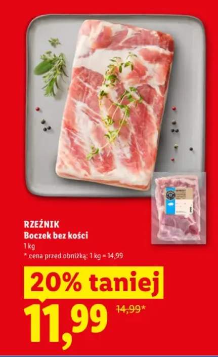 Boczek bez kości Rzeźnik