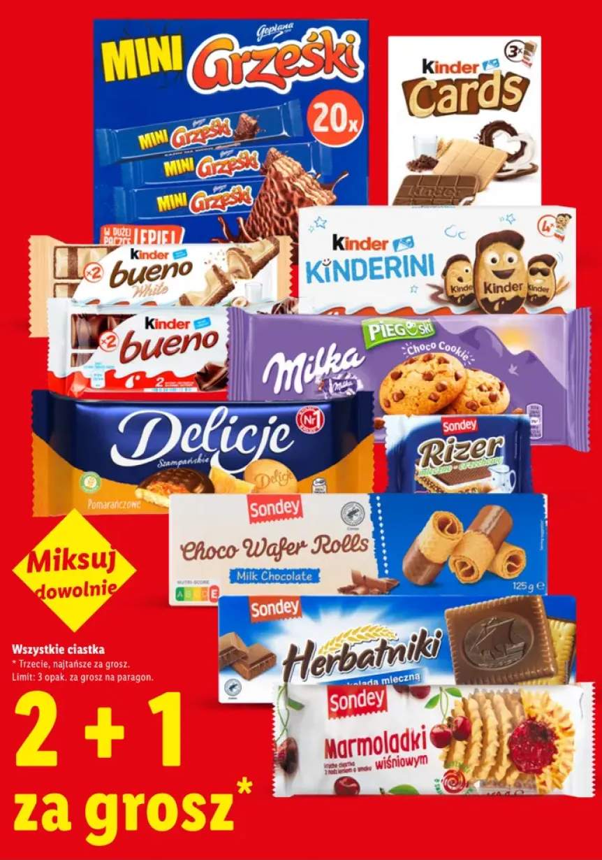 Ciastka +11 wariantów
